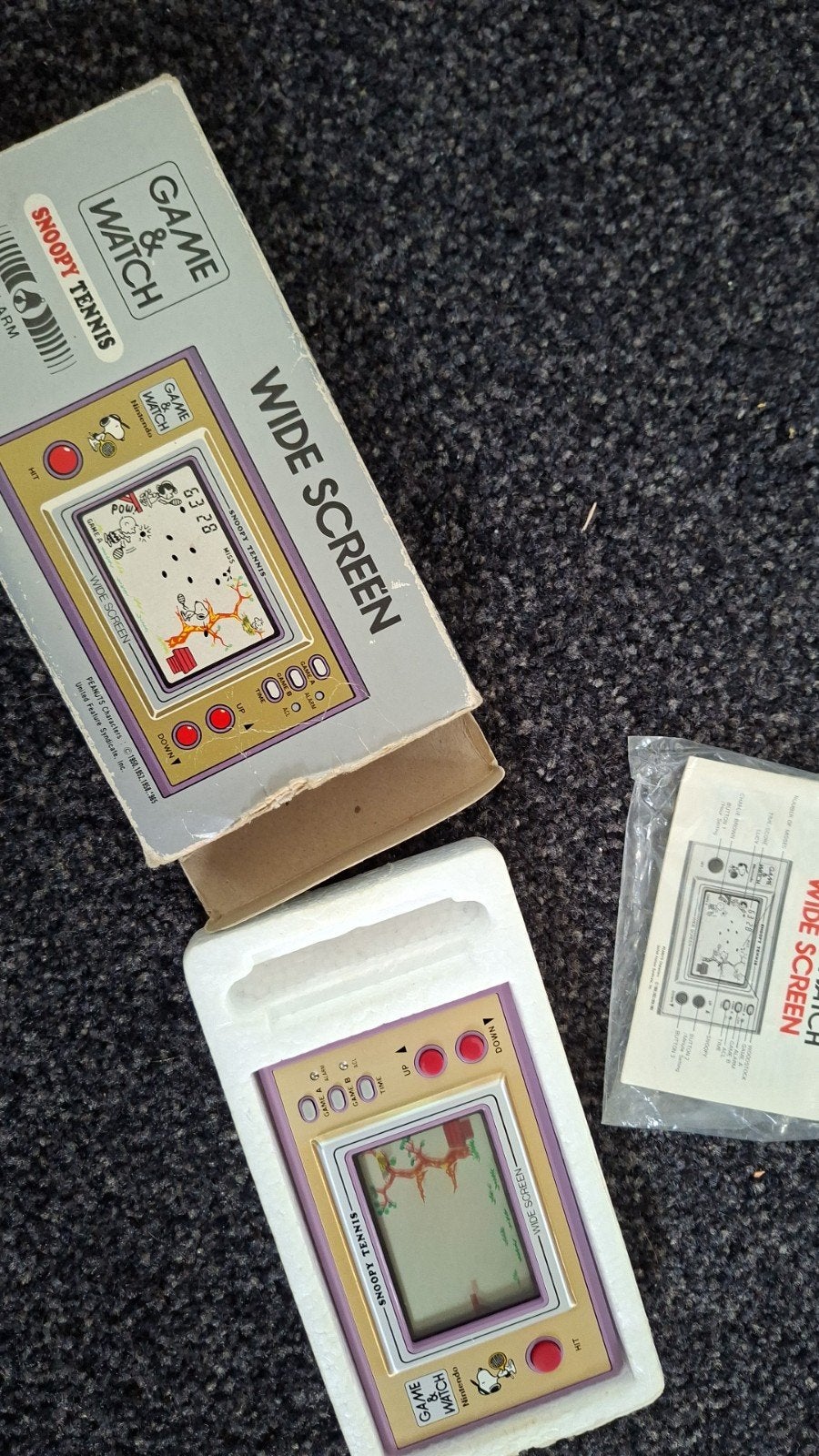 Nintendo Game & Watch Snoopy Tennis Wide Screen, Ophalen of Verzenden, Nintendo, Gebruikt