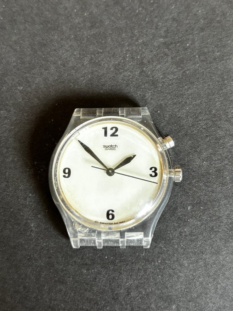 Swatch - horloge zonder band GK905 Loomi ‘Top Secret’, Kunststof, Polshorloge, Swatch, Kunststof