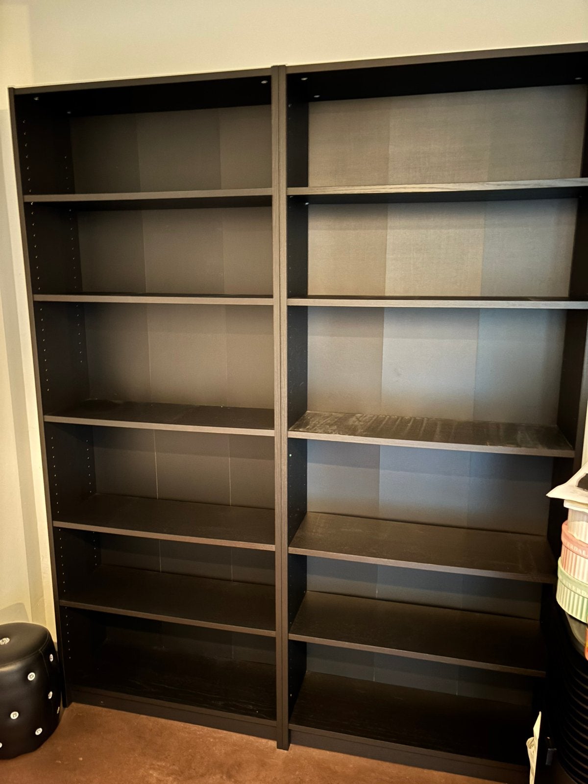 Gloednieuwe Billy boekenkast 160x28x202 in zwart/bruin, Huis en Inrichting, Ophalen of Verzenden, Nieuw, 25 tot 50 cm, 50 tot 100 cm