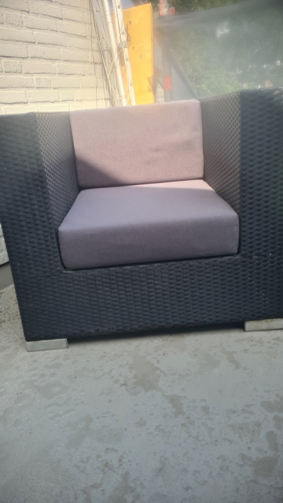 Bois Le Duc Wicker Tuinstoel met Kussens, Ophalen, Gebruikt, Wicker