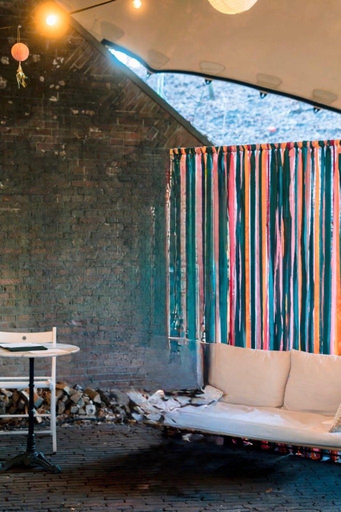 Backdrop bruiloft, Ophalen, Zo goed als nieuw, Versiering, Geboorte of Huwelijk