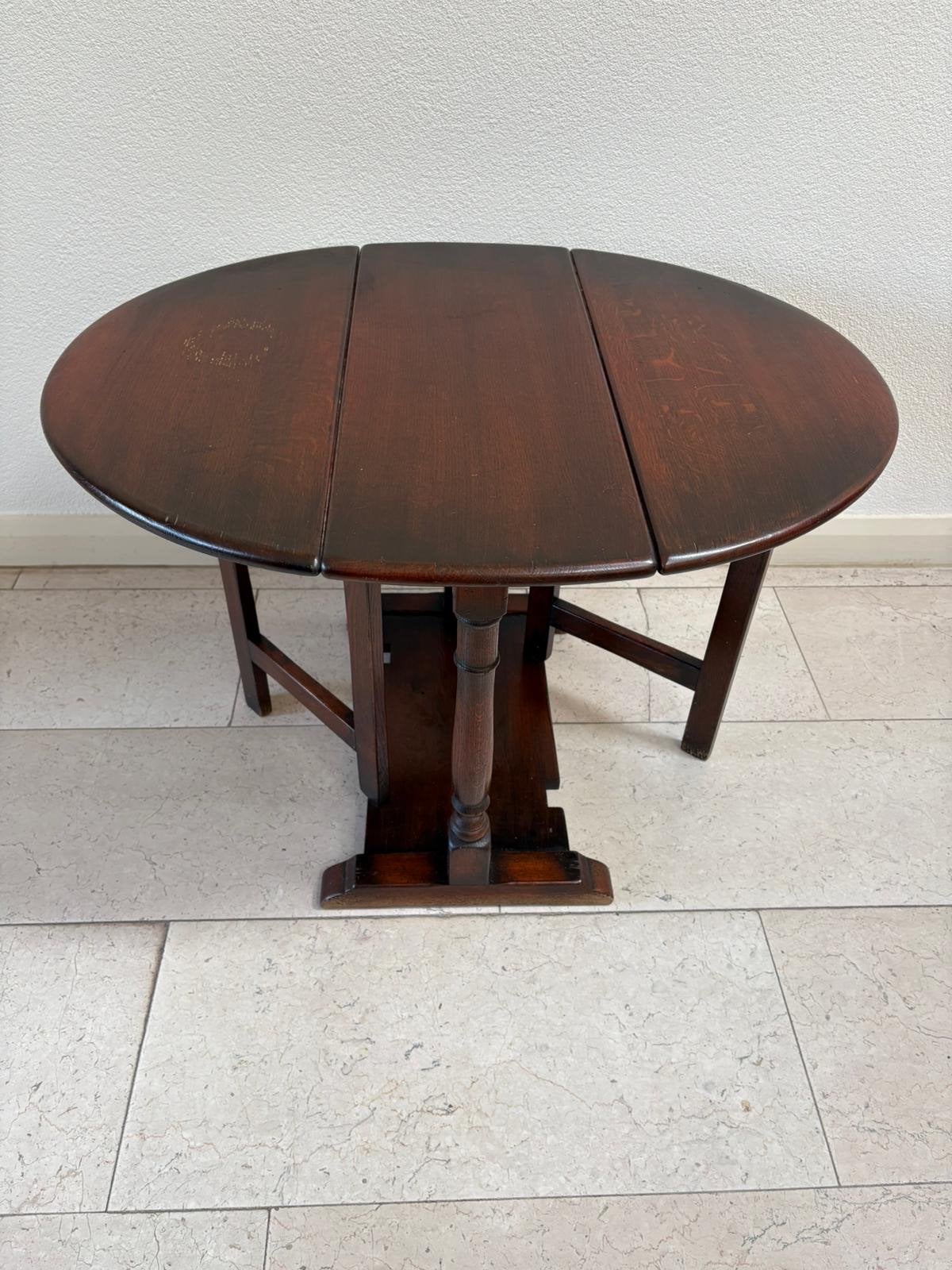 Antieke inklapbare theetafel/bijzettafel, Antiek en Kunst, Ophalen