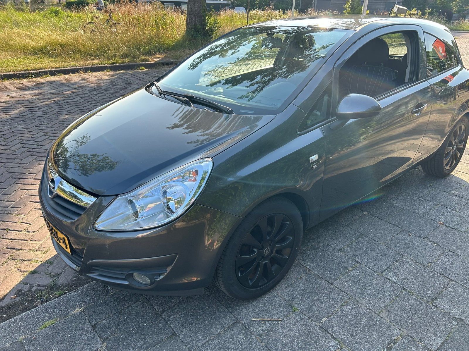 Opel Corsa 1.2 16V 3D 2010 Grijs, Auto's, Opel, Particulier, Corsa, Benzine, B, Hatchback, Handgeschakeld, Origineel Nederlands