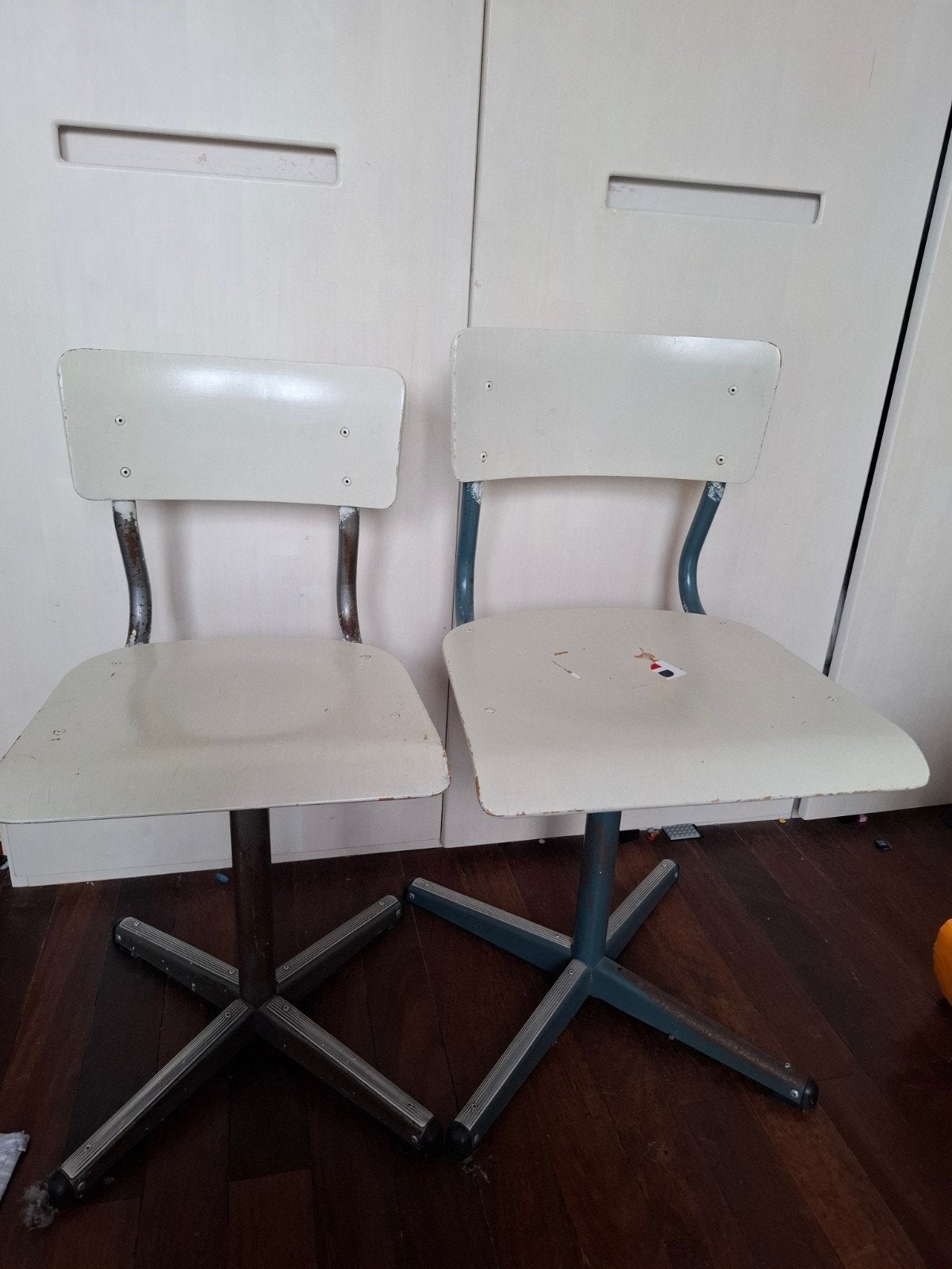 Vintage schoolstoelen - Set van 2, Ophalen of Verzenden