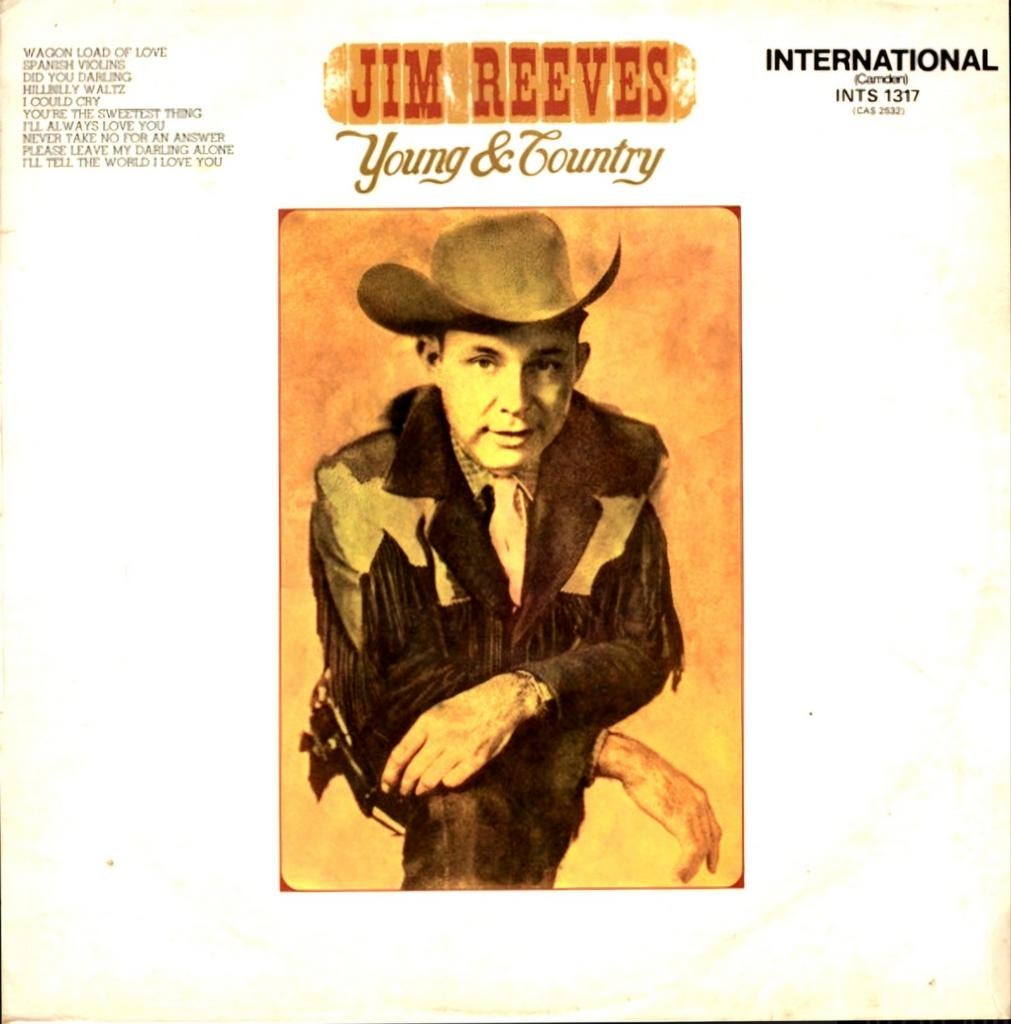 LP  JIM REEVES - Young & Country, Ophalen of Verzenden, Gebruikt, 12 inch