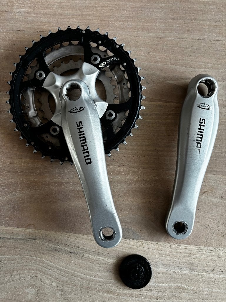 Shimano FC-M540 Hollowtech Octalink crankset crankstel, Zo goed als nieuw, Aluminium, Shimano, Ophalen