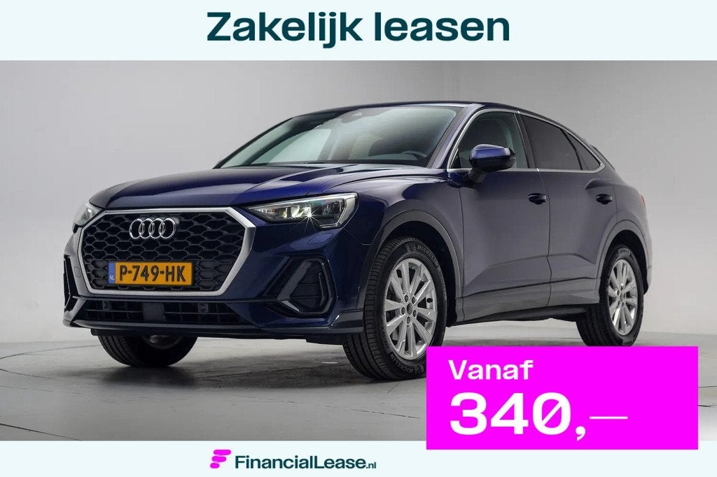 Audi Q3 Sportback 35 TFSI Pro Line S-Line Aut. [ LED Virtual, 15 km/l, 4 cilinders, 150 pk, Leder