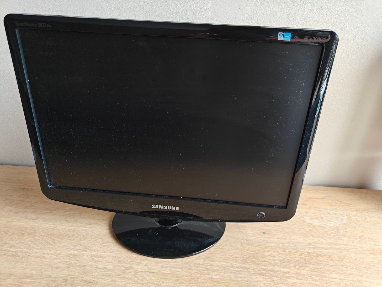 Samsung SyncMaster 2032BW monitor - 20 inch ZONDER kabels, Ophalen, Gebruikt, Samsung, Overige resoluties