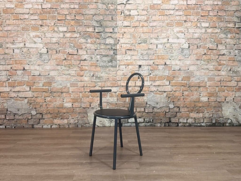 Elam Uno Stelline Chair – Antraciet | Alessandro Mendini, Ophalen, Design, Zo goed als nieuw, Metaal