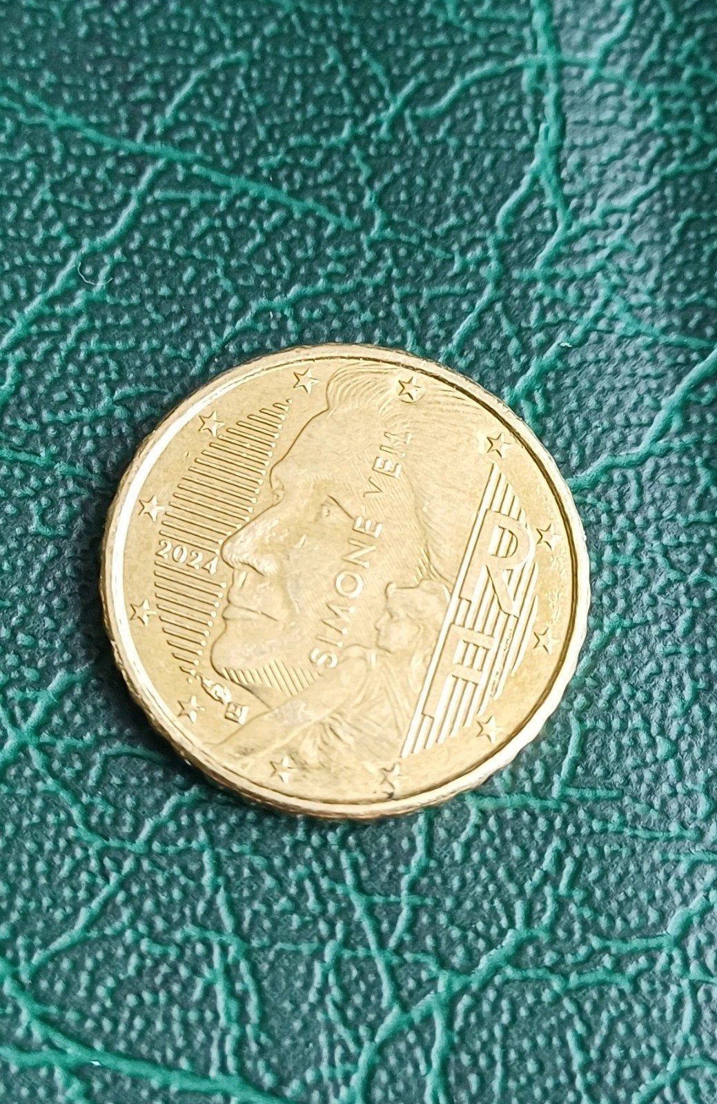 Zeldzame Franse 10 cent munt 2024 Simone Veil, Ophalen of Verzenden, Frankrijk, 10 cent, Losse munt