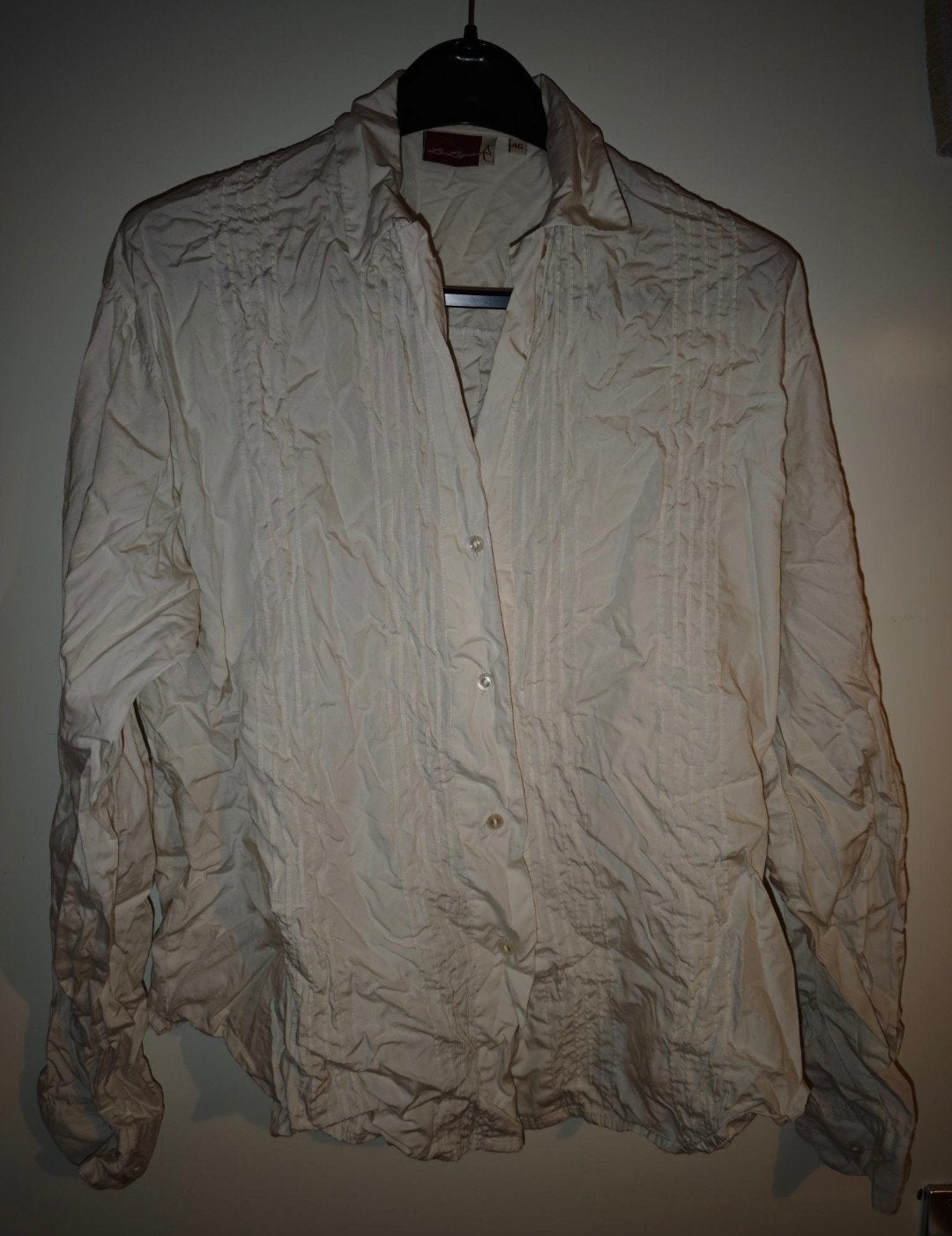 La Ligna creme blouse 46
Katoen
Lengte 73
Onderokselbreedte, Kleding | Dames, Ophalen of Verzenden, Zo goed als nieuw, Maat 46/48 (XL) of groter