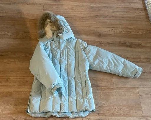 Tomm Hilfiger Winterjas Maat L, Ophalen of Verzenden, Zo goed als nieuw, Maat 42/44 (L), Blauw