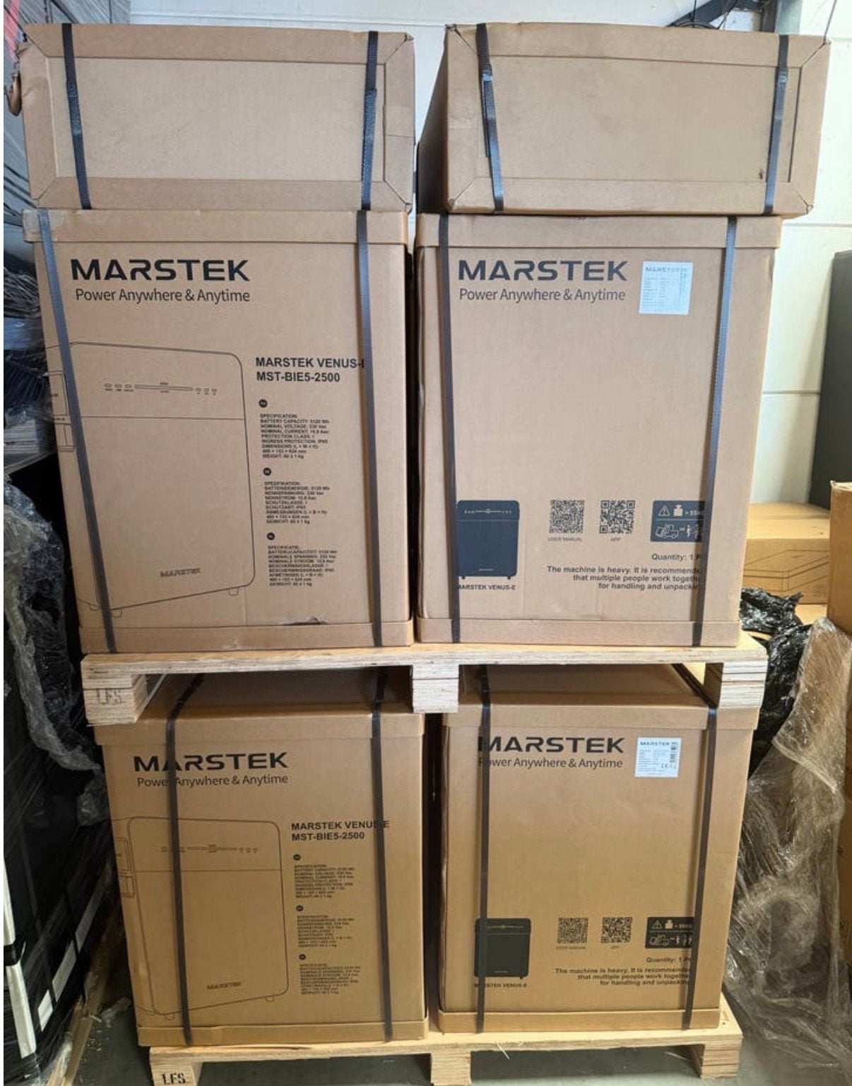 Marstek Venus E 3.0 5,12 KWh plug&play NIEUW IN DOOS, Ophalen of Verzenden, Nieuw