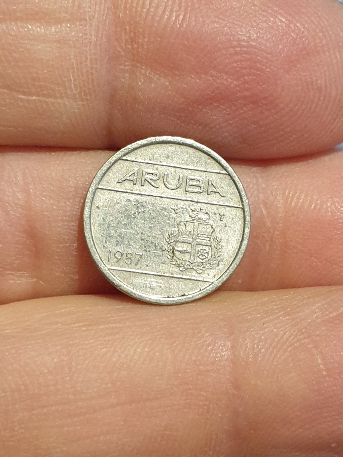 Aruba, 5 cent 1987 (16), Ophalen of Verzenden, Midden-Amerika