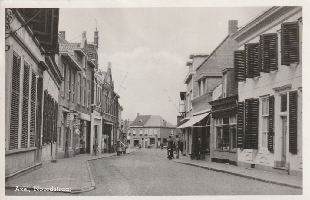 AXEL Noordstraat, Verzamelen, Ansichtkaarten | Nederland, Verzenden, 1940 tot 1960, Gelopen, Zeeland