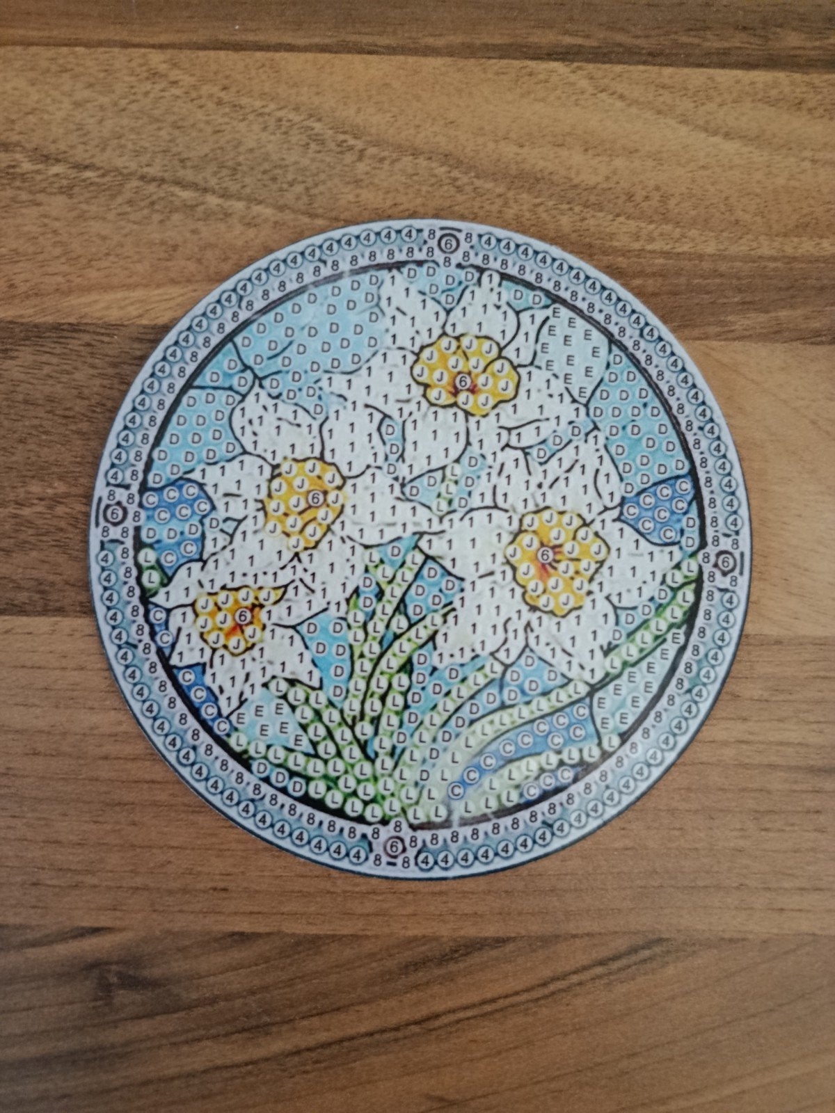 Onderzetters diamond painting,, Overige thema's, Nieuw, Meerkleurig, Knutselwerk