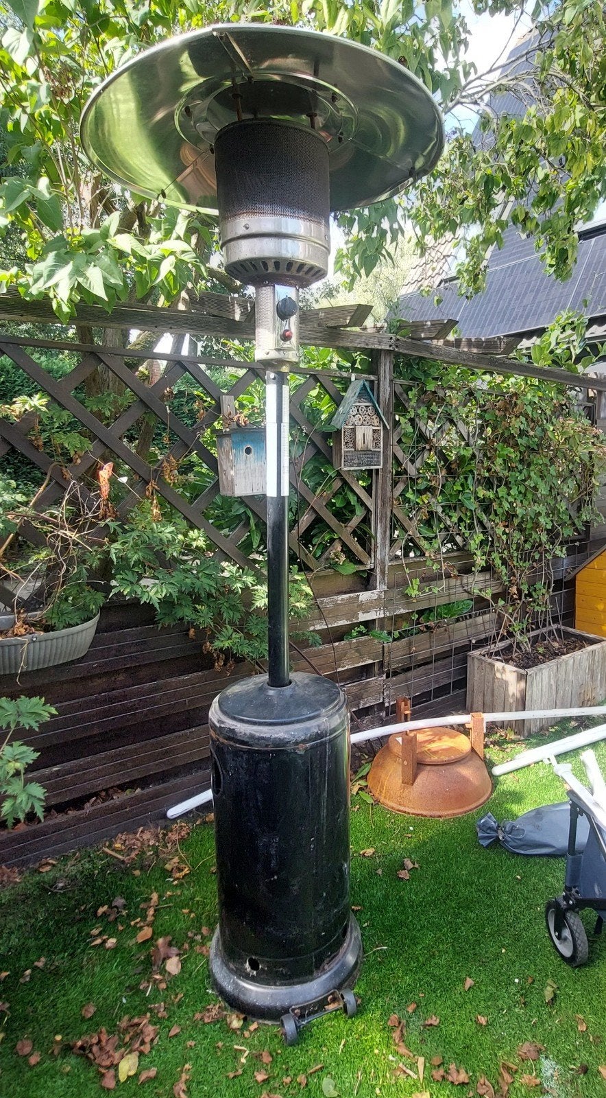 Terrasverwarmer op gas - met roestvorming, Tuin en Terras, Terrasverwarmers, Ophalen, Gebruikt, Gas, Vloer