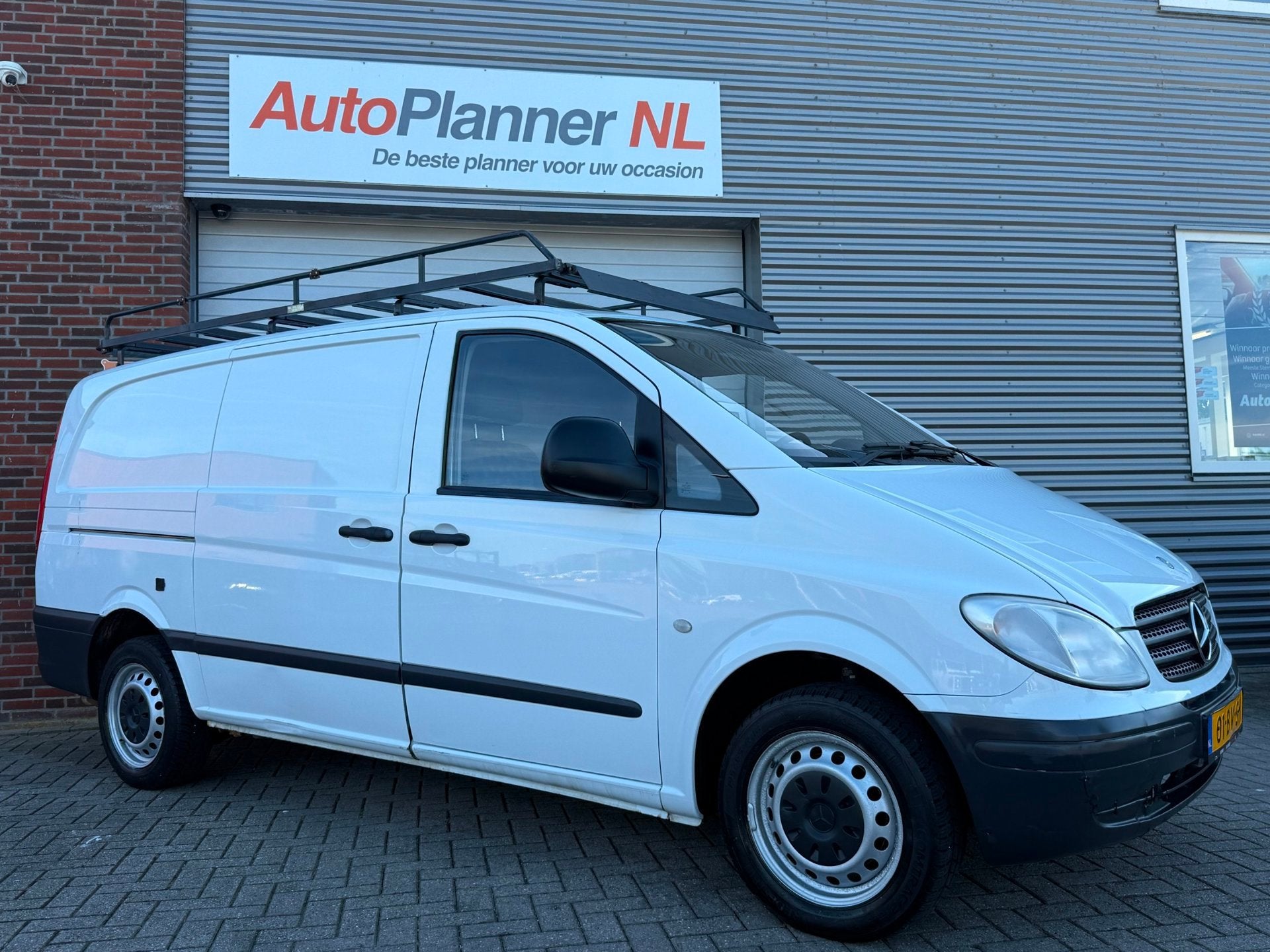 Mercedes-Benz Vito 109 CDI! Lang! Btw Vrij! 1e Eigenaar!, Auto's, Emergency brake assist, Gebruikt, 4 cilinders, Wit