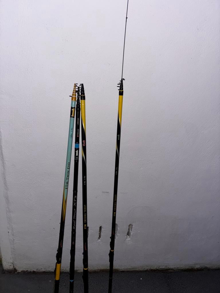 4 tremerella forel hengels, Ophalen of Verzenden, Werphengel