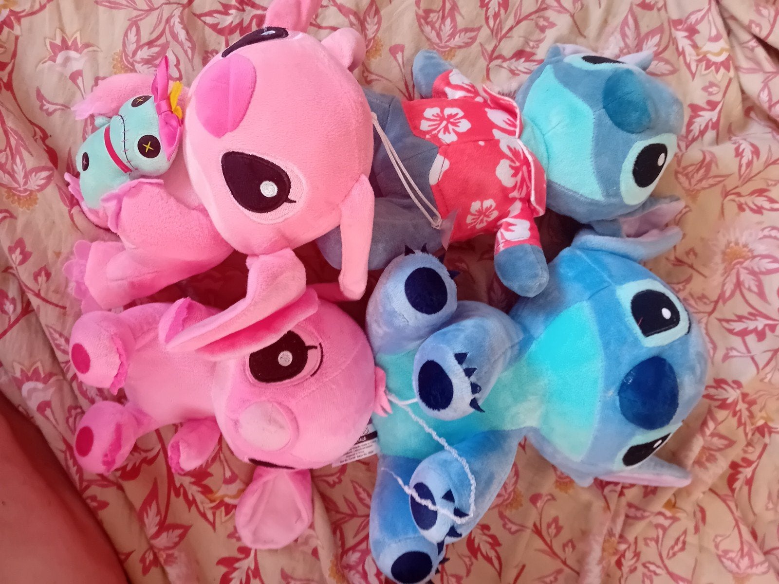 Disney Lilo & Stitch Knuffels - Stitch en Angel, Disney, Overige typen, Ophalen of Verzenden, Middelgroot (20 tot 80 cm)