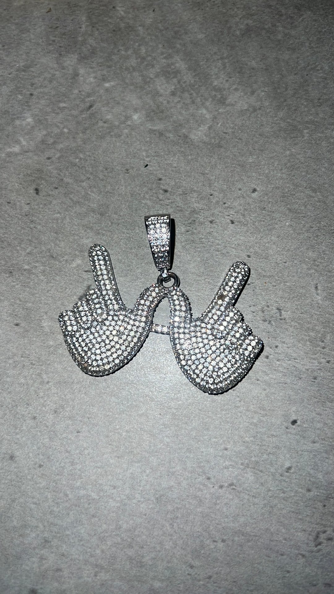 W isae hanger, Ophalen of Verzenden, Zo goed als nieuw, Zilver, Overige materialen