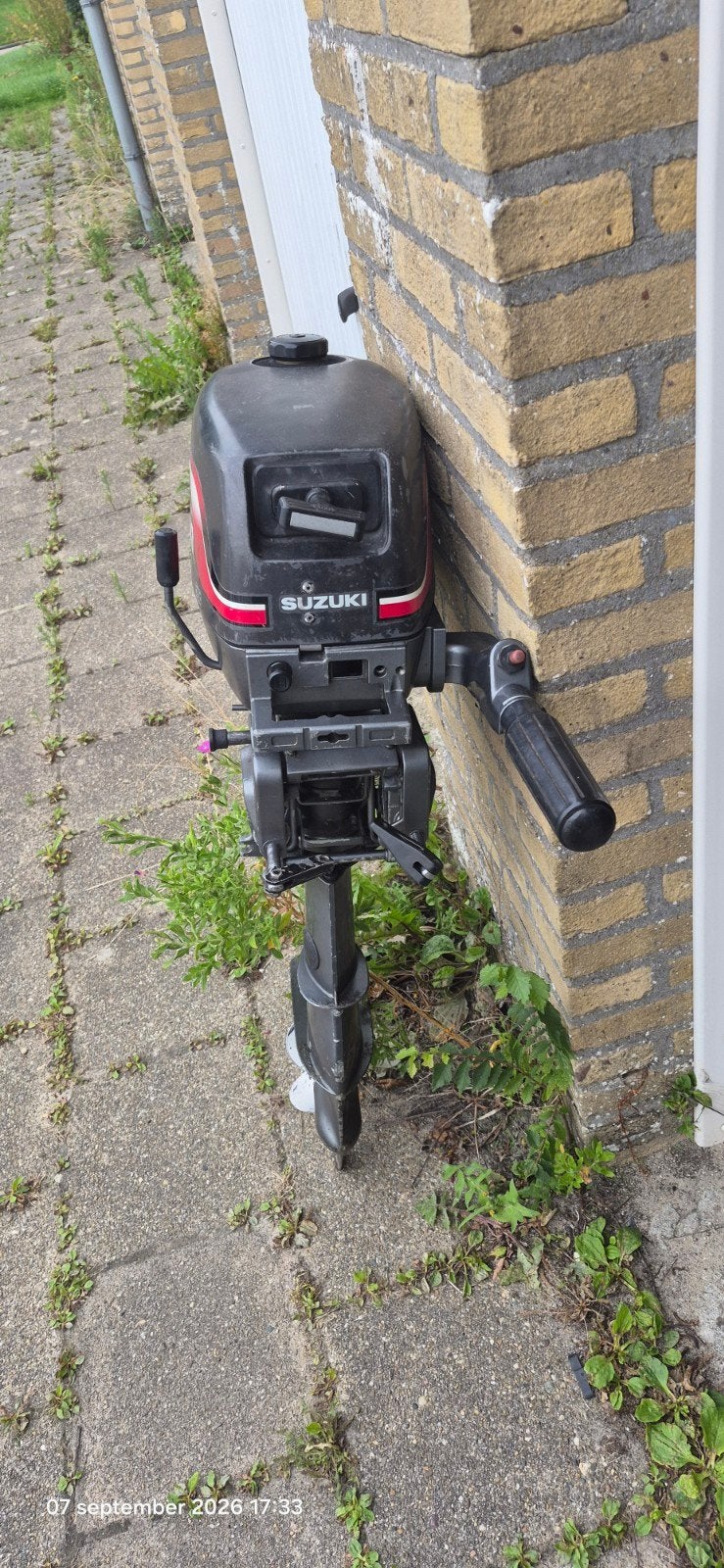 Suzuki 4pk 2-takt kortstaart buitenboordmotor, Ophalen, Gebruikt, Benzinemotor