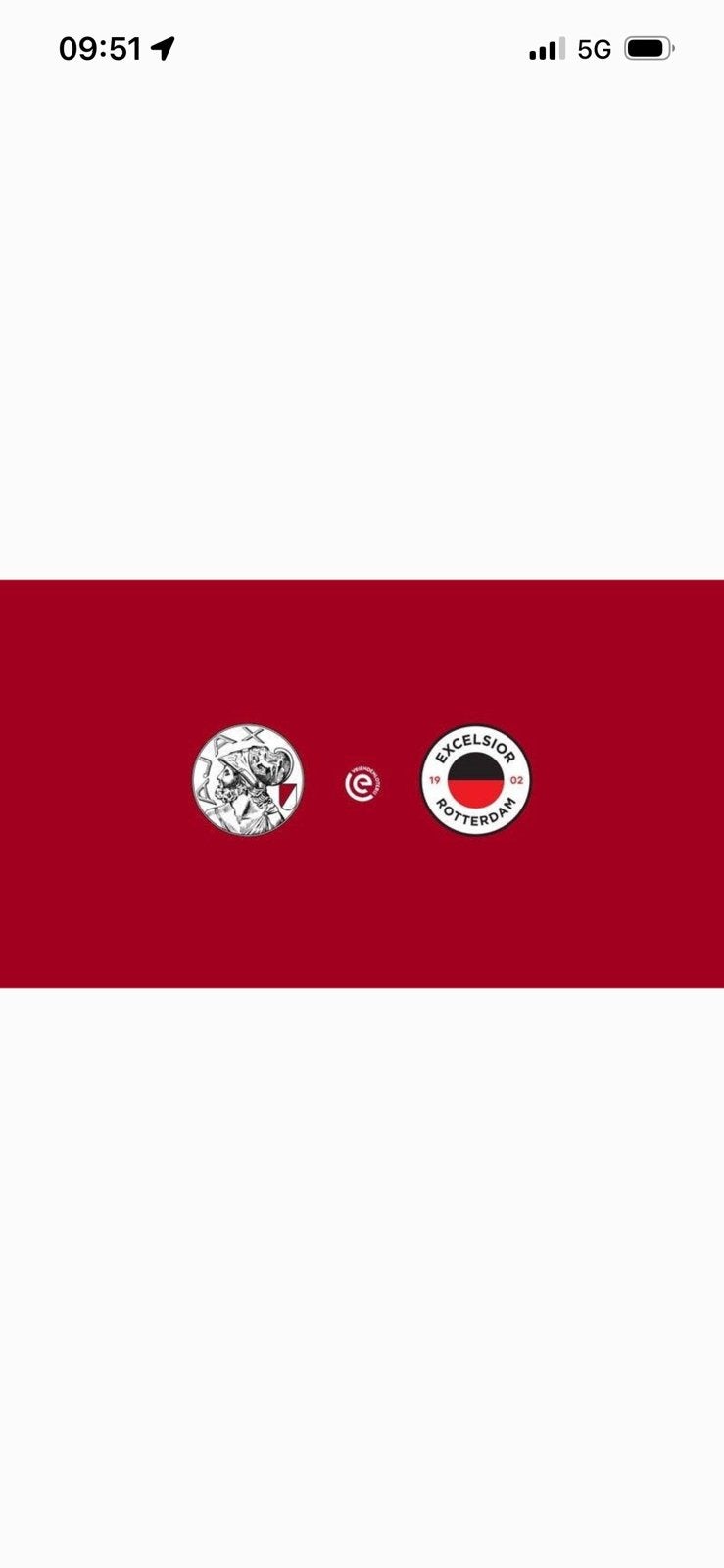 Ajax excelsior, Tickets en Kaartjes, Eén persoon, September