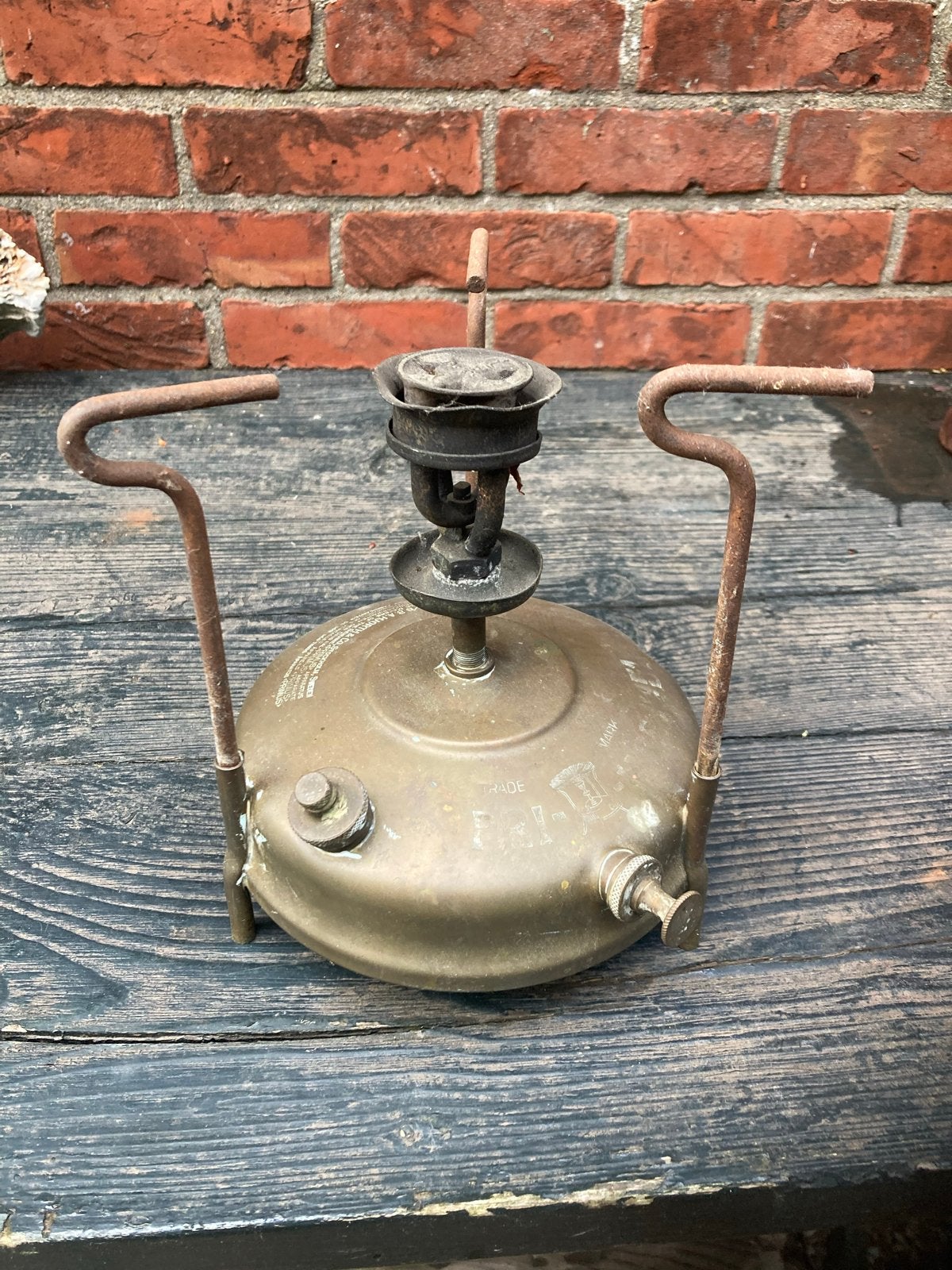 Primus 51 Petroleumbrander - Schuurvondst Zeeland, Antiek en Kunst, Ophalen of Verzenden