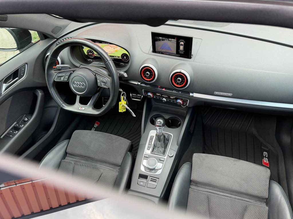 Audi S3 Sportback 2.0 TFSI S3 quattro Virtual Pano Camera 19, Auto's, Audi, S3, Zwart, 4 cilinders, 1984 cc