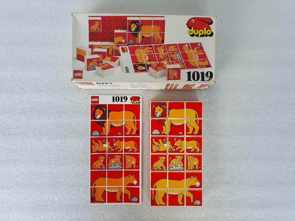 Lego Duplo 1019: Mosaic Set Leeuw, Gebruikt, Ophalen of Verzenden, Compleet, Duplo