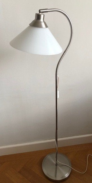 Vloerlamp, Huis en Inrichting, Lampen | Vloerlampen, Ophalen, Gebruikt, Glas, 100 tot 150 cm