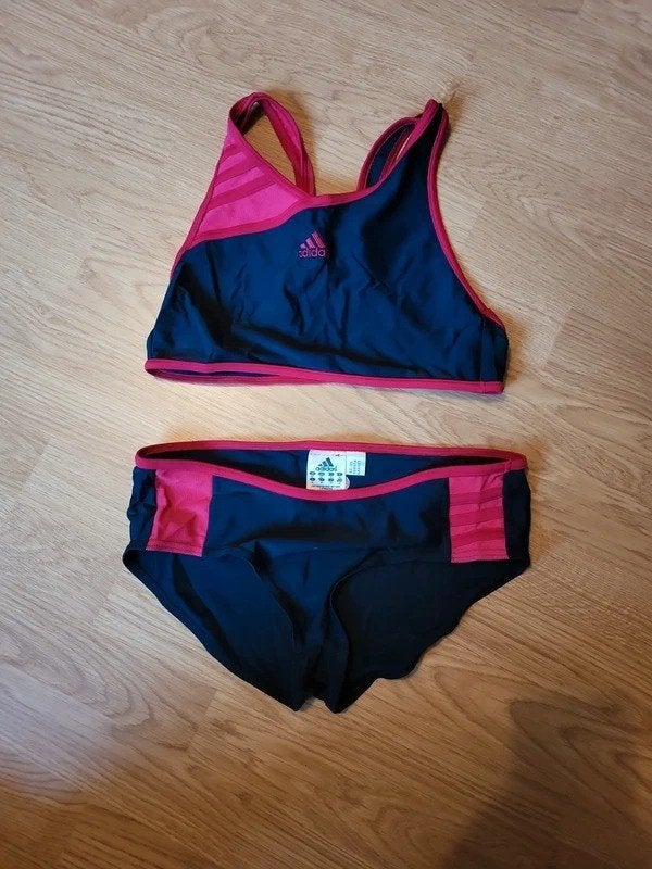 Adidas Bikini, Blauw Roze, maat 40, Zo goed als nieuw, Bikini, Verzenden, Blauw