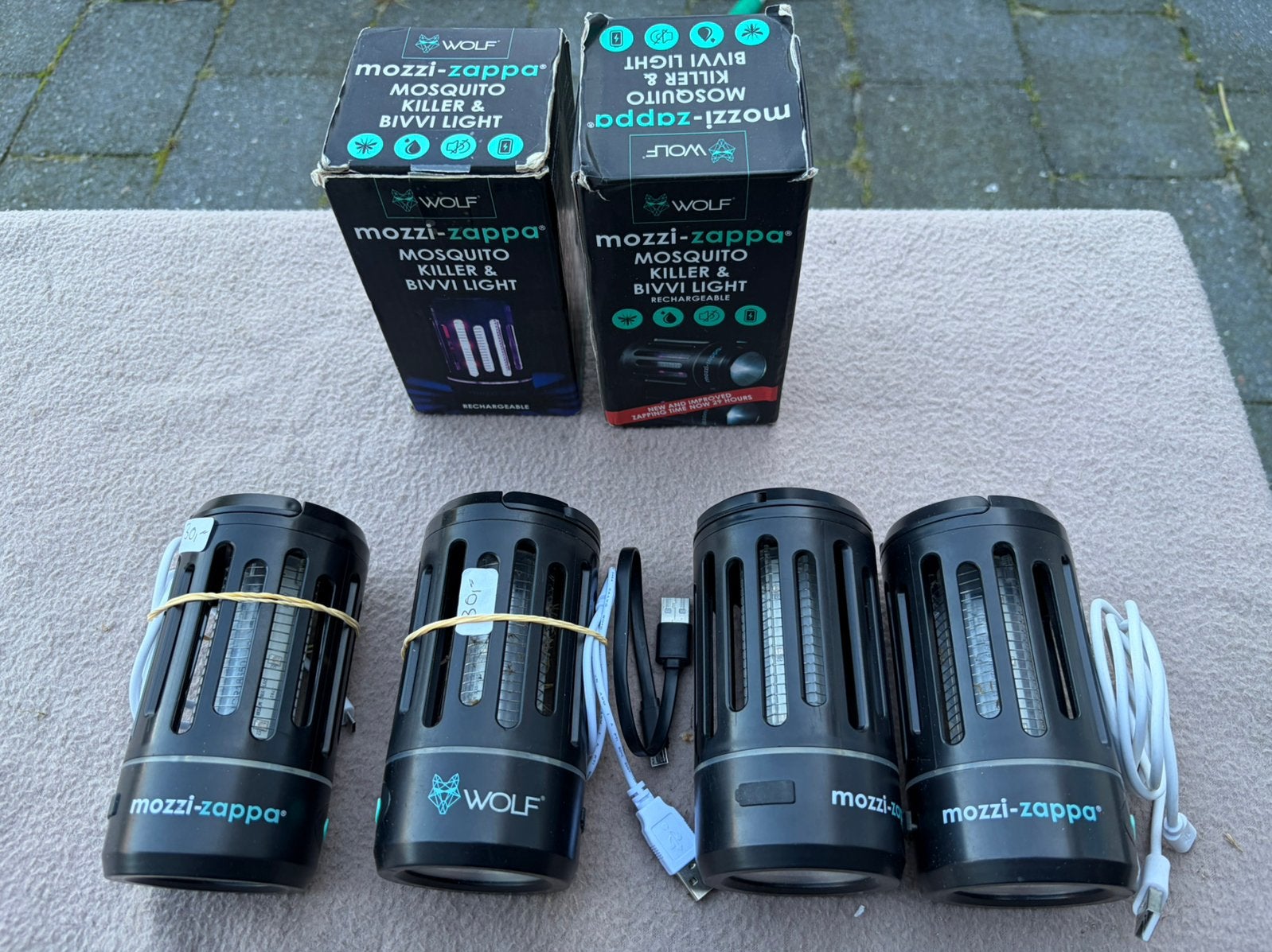 Wolf mozzi zappa lamp / muggenlamp, Watersport en Boten, Ophalen of Verzenden, Gebruikt, Overige typen