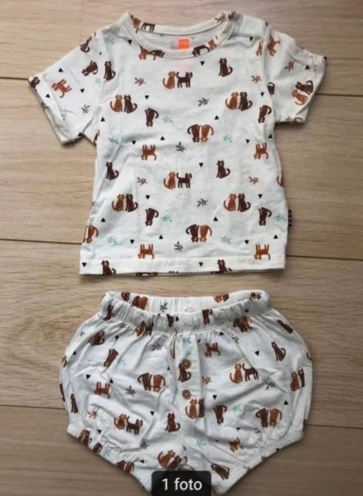 Baby kledingset panter maat 68, Ophalen of Verzenden, Nieuw, Maat 68