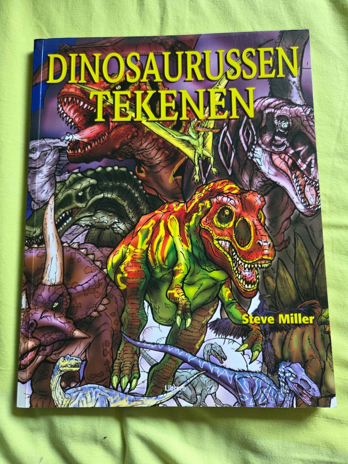 Dinosaurussen Tekenen - Leer alles over deze dieren, Boeken, Ophalen of Verzenden, Zo goed als nieuw