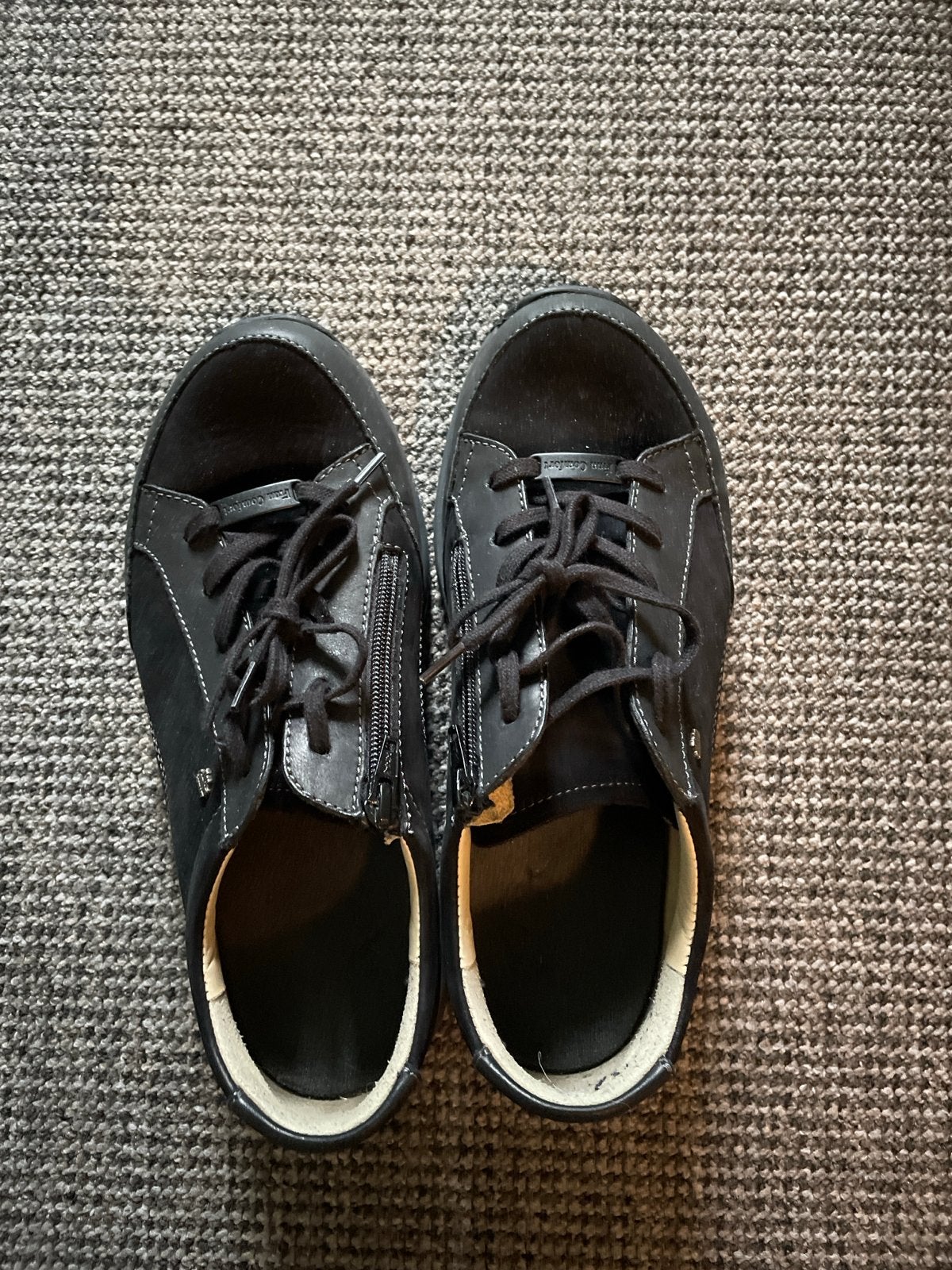 Finn comfort schoenen met rits mt 41, breed model, Ophalen, Zwart, Nieuw, Sneakers of Gympen