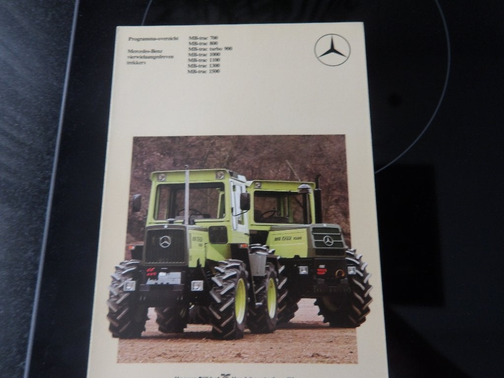 Mercedes-Benz MB-trac Catalogus - Programma-overzicht, Ophalen of Verzenden, Zo goed als nieuw, Mercedes-Benz, Catalogus