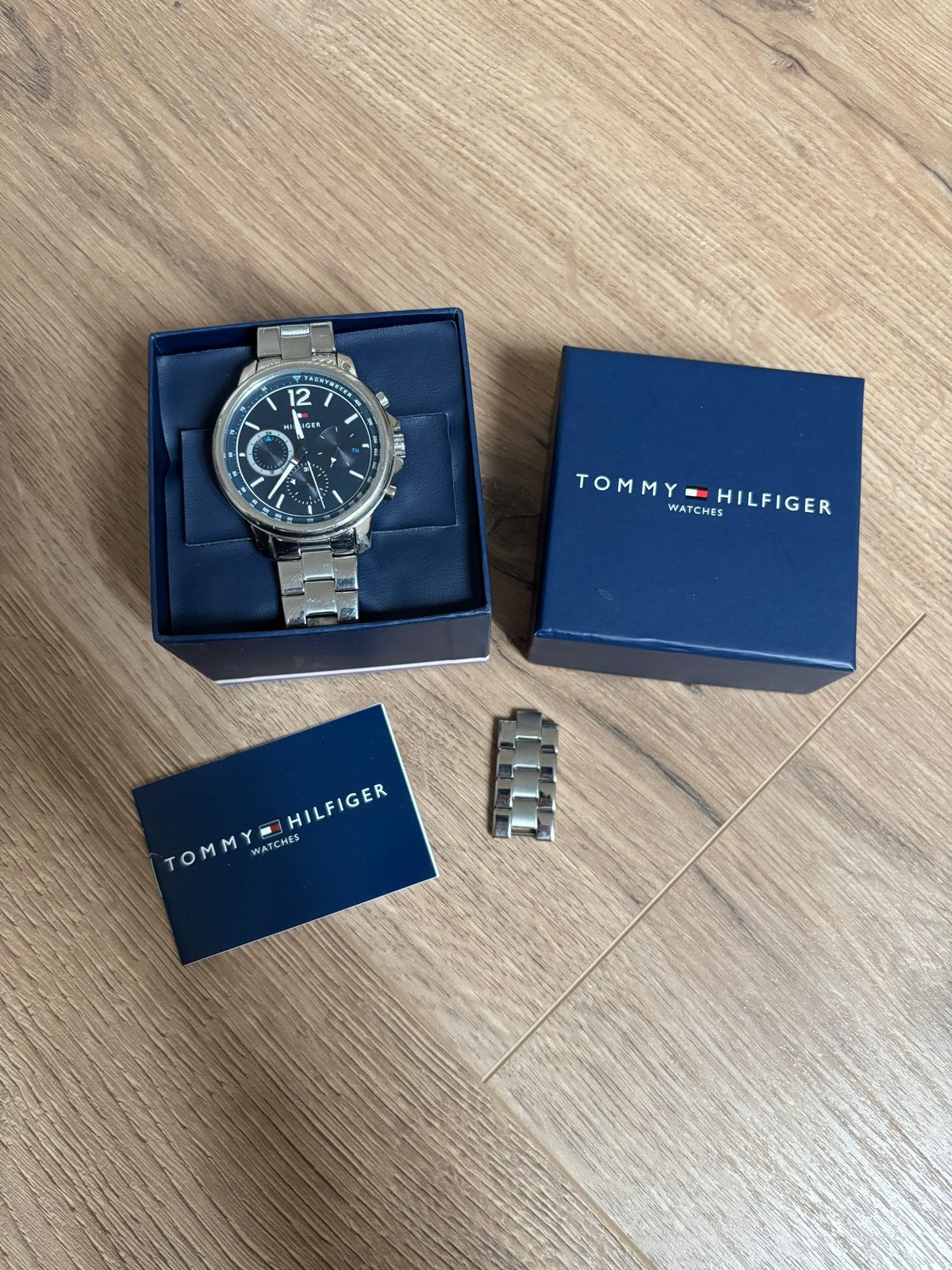 Tommy Hilfiger Herenhorloge, Overige merken, Staal, Gebruikt, Staal