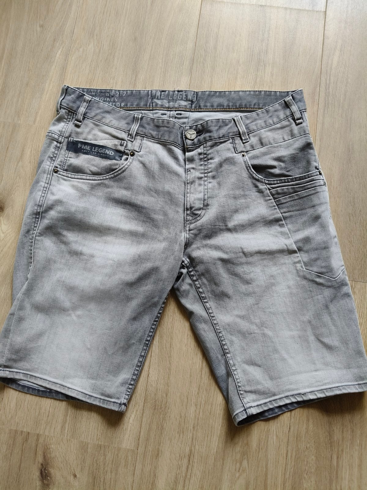 Pme Legend korte broek maat 36, W36 - W38 (confectie 52/54), Ophalen of Verzenden, Grijs, Pme Legend
