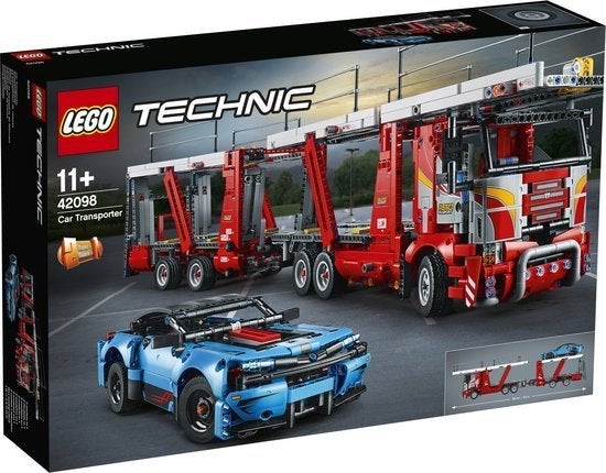 Lego Technic 42098 Autotransporter, Lego, Compleet, Ophalen of Verzenden, Zo goed als nieuw