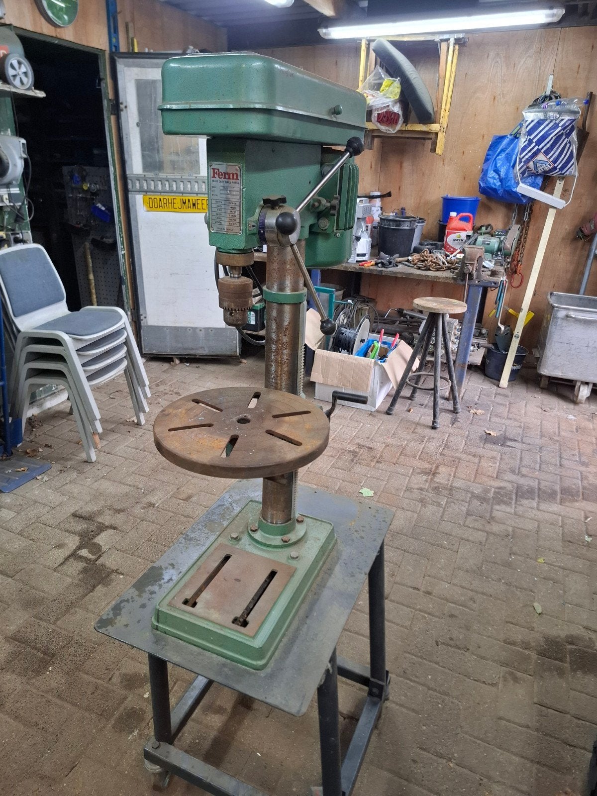 Ferm FM16 Kolomboormachine - Zware Kwaliteit, Ophalen, Gebruikt, Minder dan 400 watt, Kolomboormachine