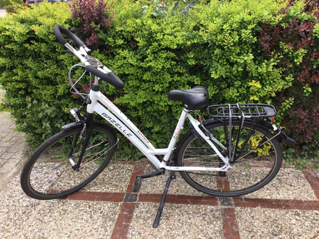Gazelle Fuente Pure Damesfiets, Fietsen en Brommers, Fietsen | Dames | Damesfietsen, Gebruikt, Velgrem, Ophalen of Verzenden, 50 tot 53 cm