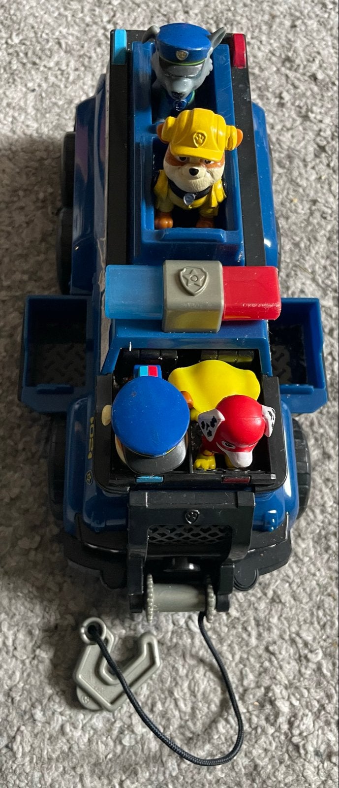 Paw Patrol Politie Truck met 4 Pups Speelgoed, Ophalen of Verzenden, Gebruikt