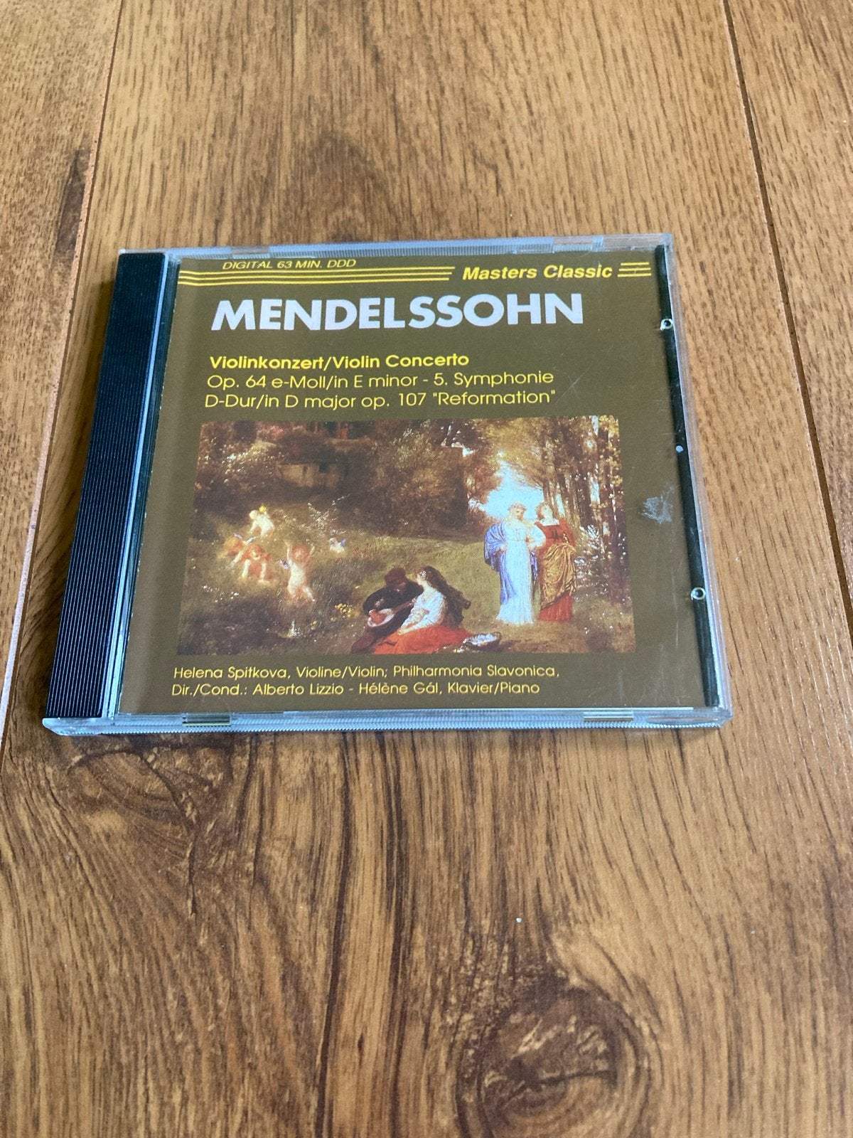 Mendelssohn: Vioolconcert & Symfonie nr. 5 "Reformation" CD, Gebruikt, Soloconcert, Romantiek, Inclusief doosje