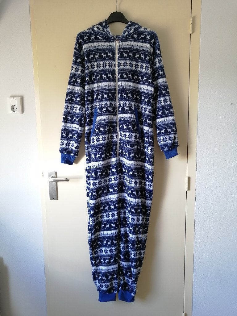 Kest Onesie / Jumpsuit Fleece - Maat M / 38, Kleding | Dames, Jumpsuits, Maat 38/40 (M), Zo goed als nieuw, Giggles Fashion, Verzenden