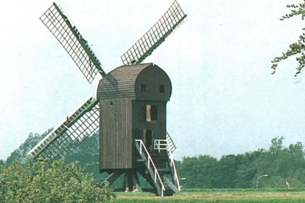 37824 Bourtange jr 70 80 Groningen molen Nette oude kaart, Ophalen of Verzenden, 1980 tot heden, Ongelopen, Groningen