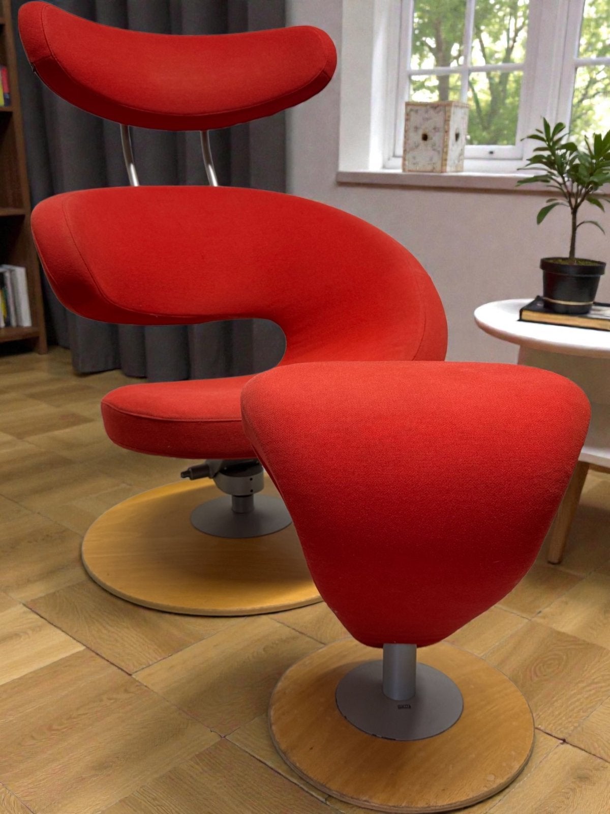 Stokke Varier Peel fauteuil met voetenbank., Ophalen of Verzenden, Zo goed als nieuw, 75 tot 100 cm, 50 tot 75 cm