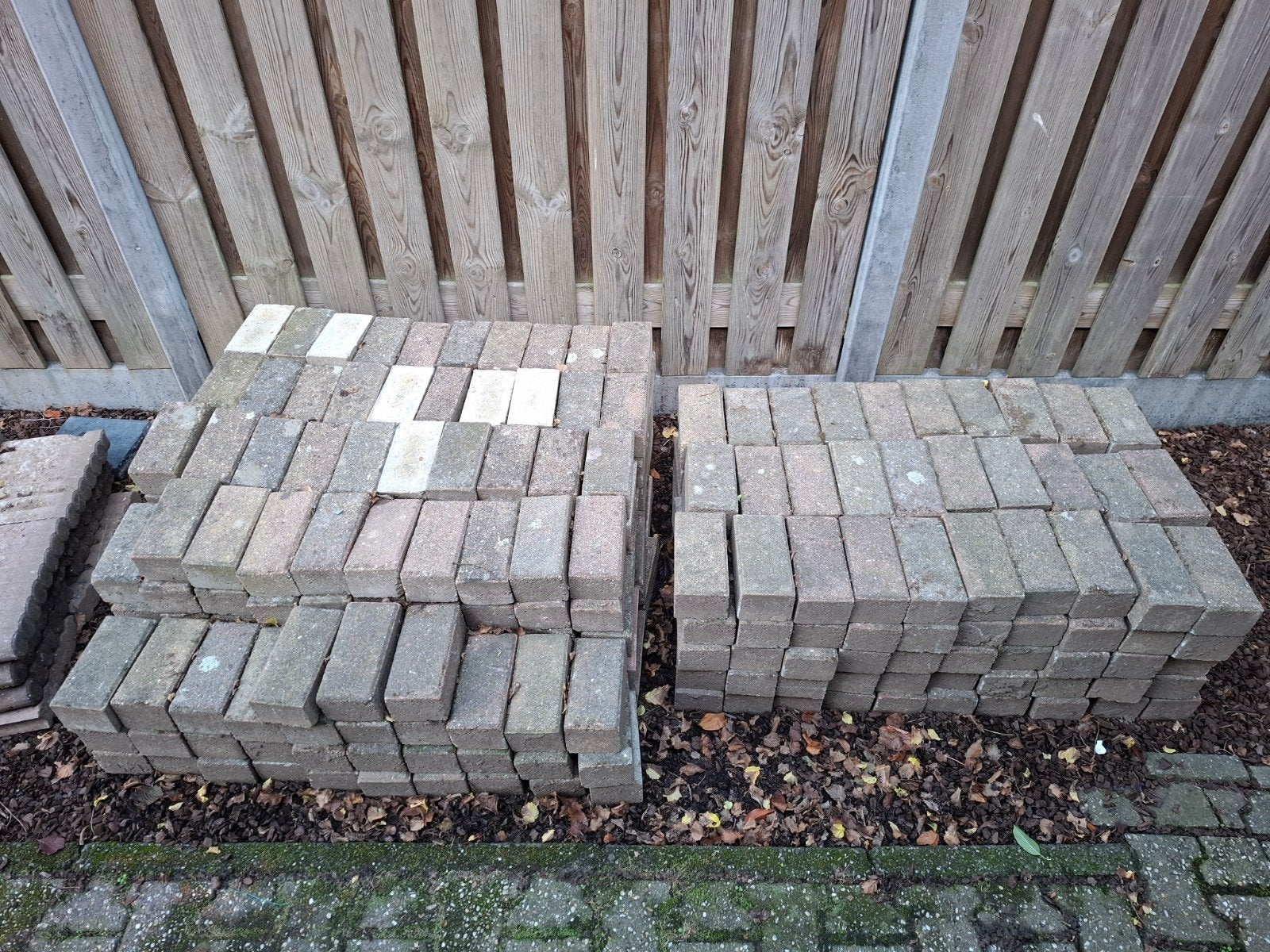klinkers rond de 400 stuks, Ophalen, Composiet