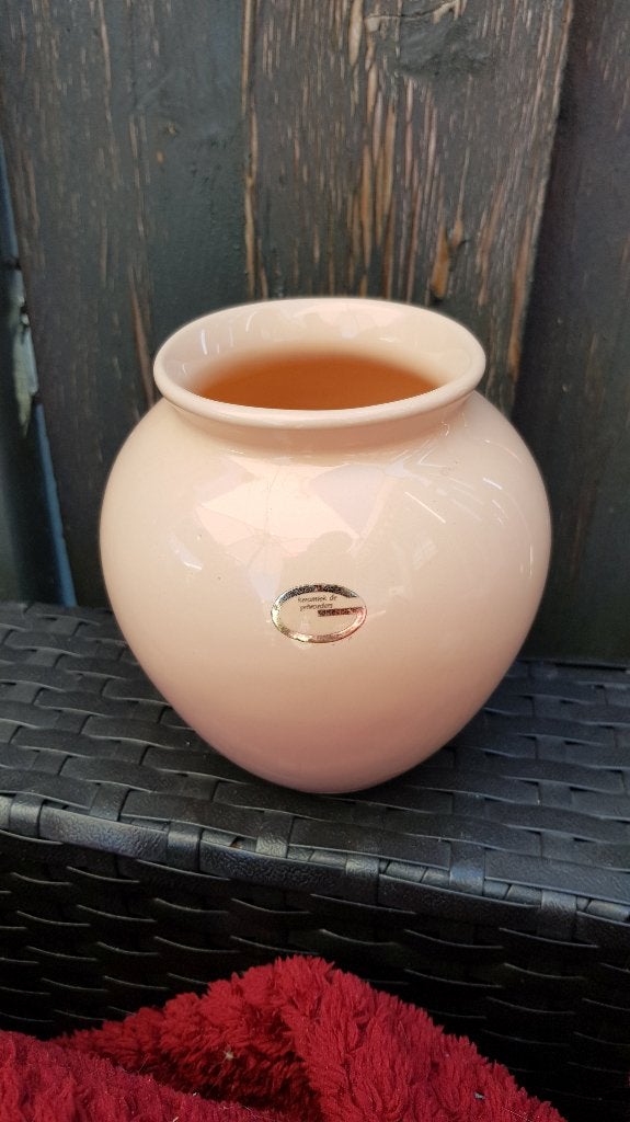 Oud roze Vaas, keramiek de Gebroeders 6B3, Ophalen of Verzenden