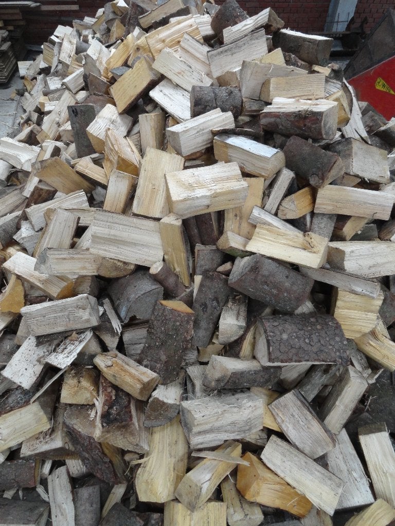 Openhaardhout gezaagd & gekloofd naald hout den, 6 m³ of meer, Ophalen, Overige houtsoorten, Blokken